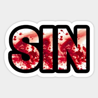 SIN Sticker